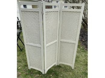Three Part Privacy Screen