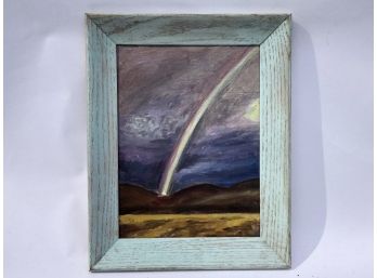 'Rainbow' By R.G Daly Oil On Canvas Framed