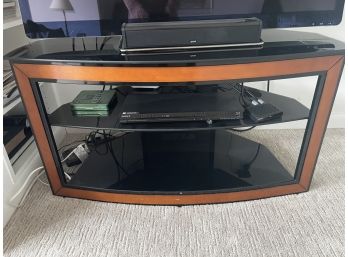 Beautiful Lacquer And Glass TV Stand