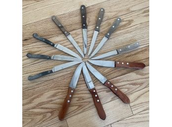 Two Sets Of Steak Knives - 12 Total