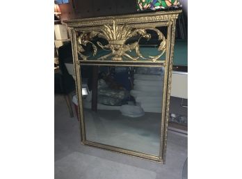 Magnificent Huge Brass Ornate Mirror