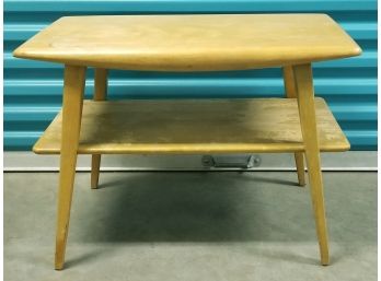 Heywood Wakefield End/side Table - Needs Refinishing.  Apprx 28' Long, 15' Wide & 20 1/2' High.