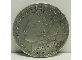 1889o Morgan Silver Dollar.  In Circulated/used Condition.  Sold As Is.
