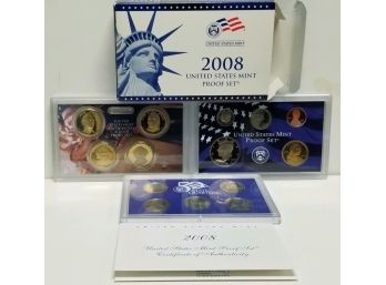 2008 US Mint Proof Set.  Consists Of 14 Coins