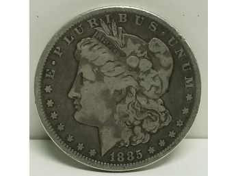 1885o Morgan Silver Dollar.  Circulated/used Condition.  Sold As Is.