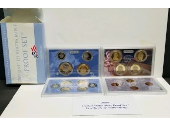 2009 US Mint Proof Set.  Total Of 18 Coins