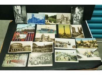 130+ Postcards.  All Foreign, Mostly European.  Many Have Never Been Used.  Several With Stamps.