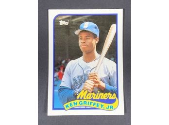 Vintage Baseball Card  1989 Topps Traded Ken Griffey Jr Rookie