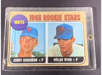 Vintage Baseball Cards 1968 Topps Nolan Ryan Jerry Koosman Rookie Stars