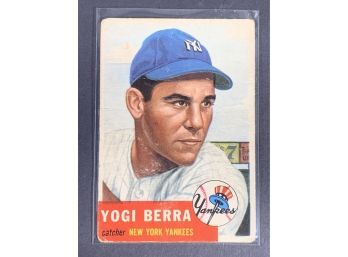 Vintage Baseball Card 1958 Topps Yogi Berra