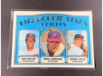 Vintage Baseball Cards 1972 Topps Don Baylor Rookie Stars Card