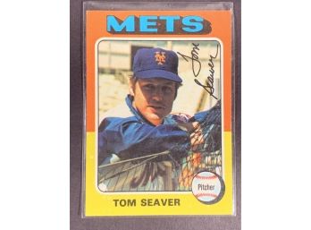 Vintage Baseball Card 1975 Topps Tom Seaver