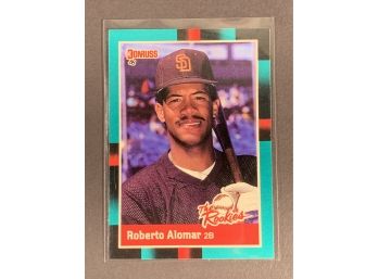 Vintage Baseball Card 1988 Donruss The Rookies Roberto Alomar Rookie