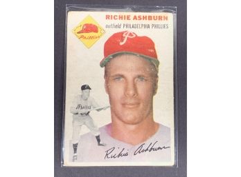 Vintage Baseball Cards 1954 Topps Richie Ashburn
