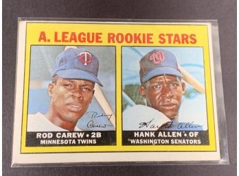 Vintage Baseball Cards 1967 Topps Rod Carew Rookie