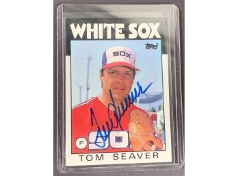 Vintage Baseball Cards White Sox Tom Seaver Autographed