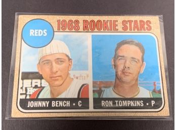 Vintage Baseball Cards 1968 Topps Johnny Bench Rookie Stars