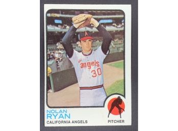 Vintage Baseball Card 1973 Topps Nolan Ryan