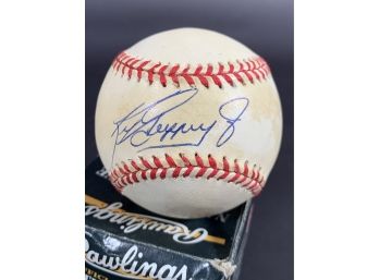 Vintage Rawlings Baseball National League Game Ball Ken Griffey Jr Autographed