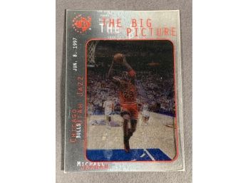 Vintage Basketball Card 1997 Upper Deck UD3 The Big Picture Michael Jordan