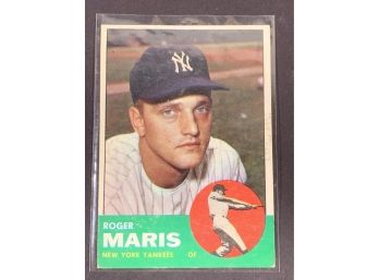 Vintage Baseball Cards 1963 Topps Roger Maris