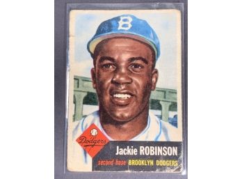 Vintage Baseball Card 1953 Jackie Robinson #1
