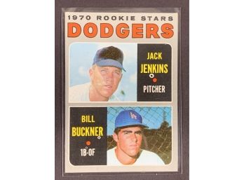 Vintage Baseball Card 1970 Topps Bill Buckner Rookie Stars