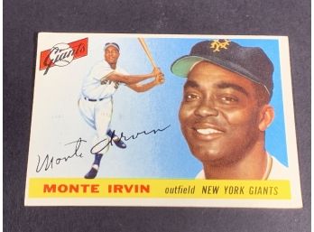 Vintage Baseball Card 1955 Topps Monte Irvin