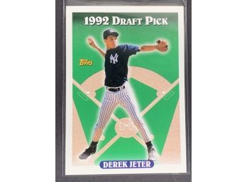 Vintage Baseball Cards 1993 Topps Derek Jeter Rookie