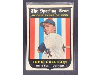 Vintage Baseball Cards 1959 Topps John Callison Rookie