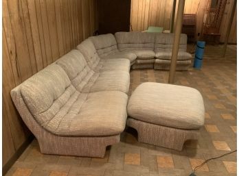 Awesome Mid Century Danish Sectional And Ottoman