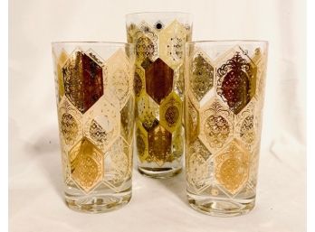 Swanky Trio Of Tumblers By Ned Harris