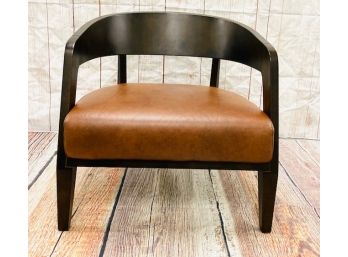Sleek Modern Upholstered Club Chair