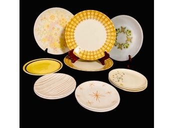 Collection Of 12 Mid Century Dishes