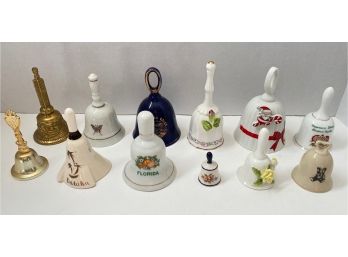 Collection Of 12 Vintage Bells