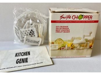New In Box Kitchen Genie Swift Chopper Food Processor