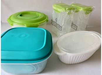 Over 15 Plastic Food Storage Containers, All Appear Unused