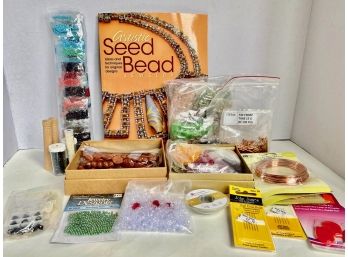 New Crafting Beading Jewelry Making Supplies: Wire, Threaders, Beads & Book