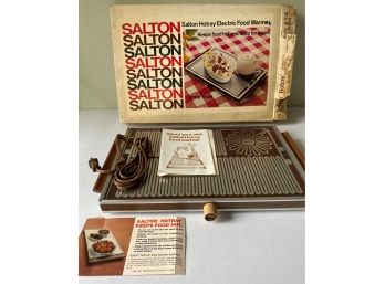 Vintage New In Box Salton Hot Plate Model H-928