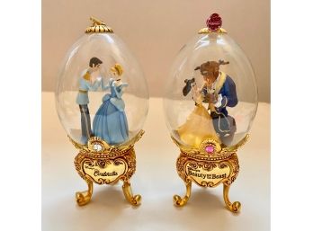 Disney Princess Decorative Globes: Cinderella & Beauty And The Beast