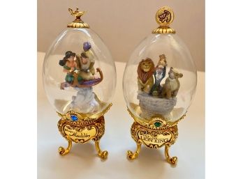Disney Movie Decorative Globes: The Lion King & Aladdin