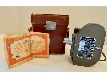 Vintage Revere Eight 8mm Film Camera With Original Box & Guarantee