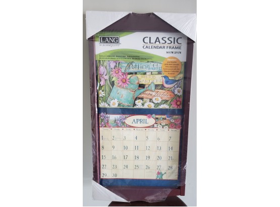 LANG Classic Calendar Frame Brand New Solid Pine For Lang Calendars - Or Any Use!