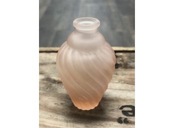 Antique Petite Pink Opaque Glass Perfume Bottle