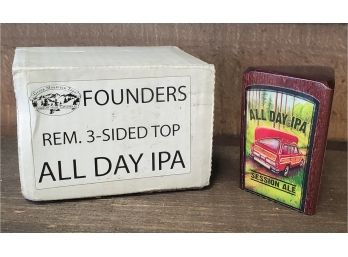 New In Box - All Day IPA Session Ale Wood With Color Graphics Draft Tap Handle  From Green Mountain Taps