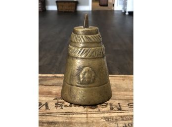 Antique Large Cast Brass Bell
