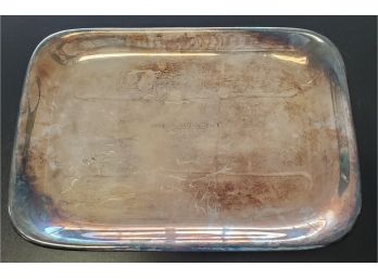 Vintage Golf Recognition Award Tray- From The Wallace Duffers Club To A. Wasilewski 'low Gross' 1962