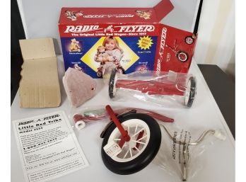 New In Original Box -  Doll- Sized - Red Radio Flyer Tricycle - Perfect For Stuffed Animals