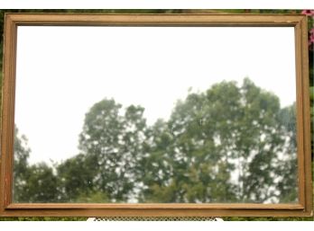 Large Vintage Gilded Frame Antique Mirror #1