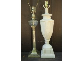 Pair Of Table Federalist Style Lamp Bases